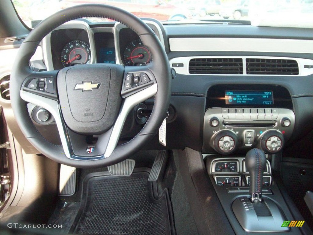 2012 Chevrolet Camaro LT 45th Anniversary Edition Coupe Jet Black Dashboard Photo #54187752