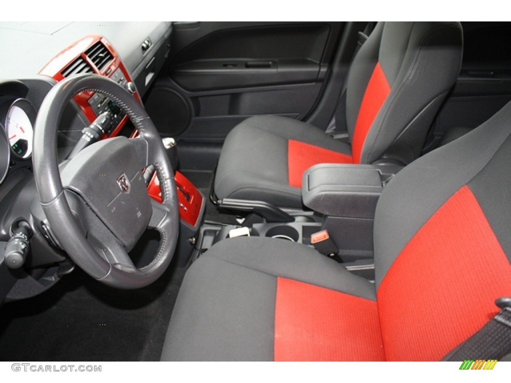 Dark Slate Gray/Red Interior 2009 Dodge Caliber R/T Photo #54188215