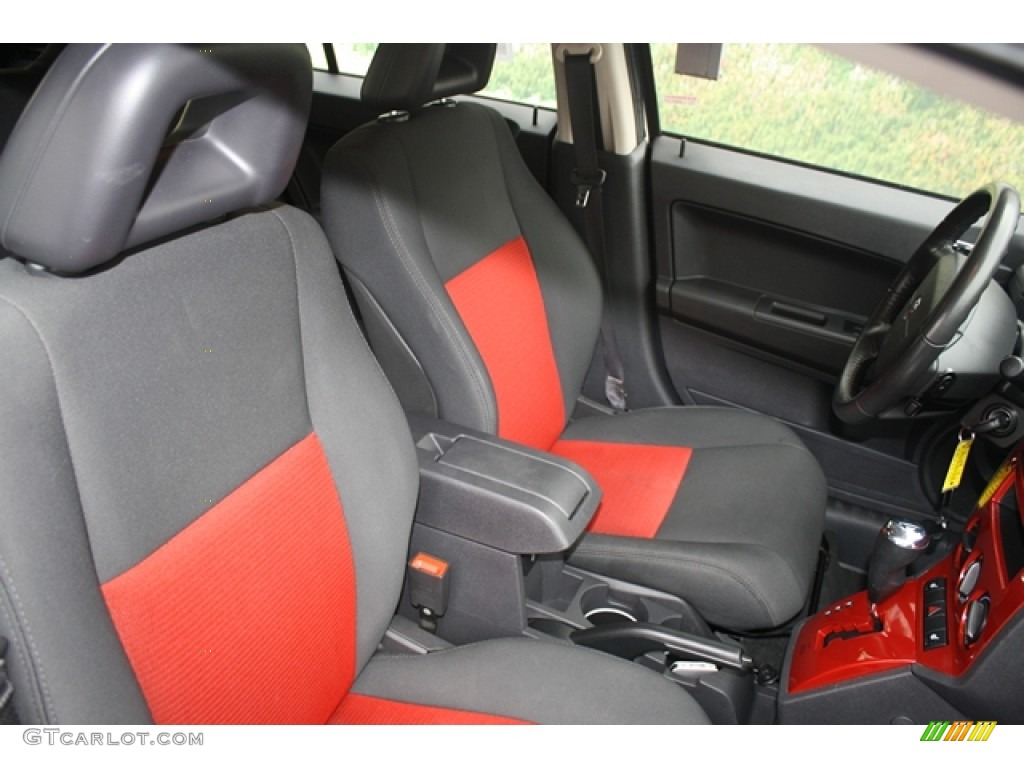 Dark Slate Gray/Red Interior 2009 Dodge Caliber R/T Photo #54188266