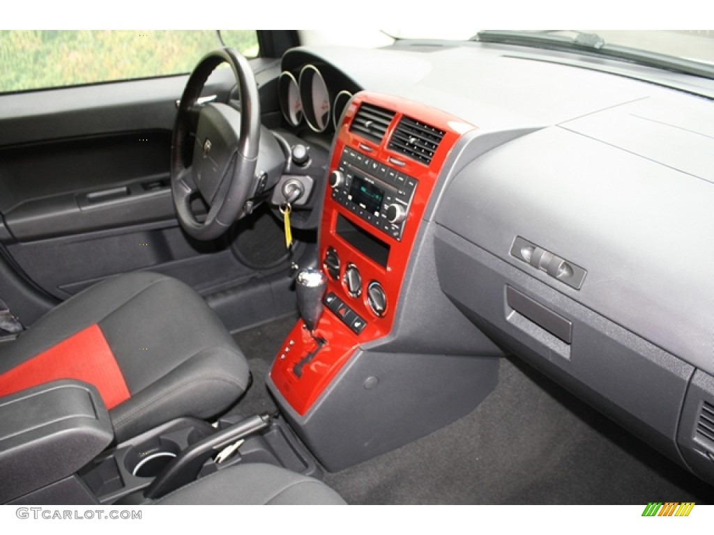 Dark Slate Gray/Red Interior 2009 Dodge Caliber R/T Photo #54188275