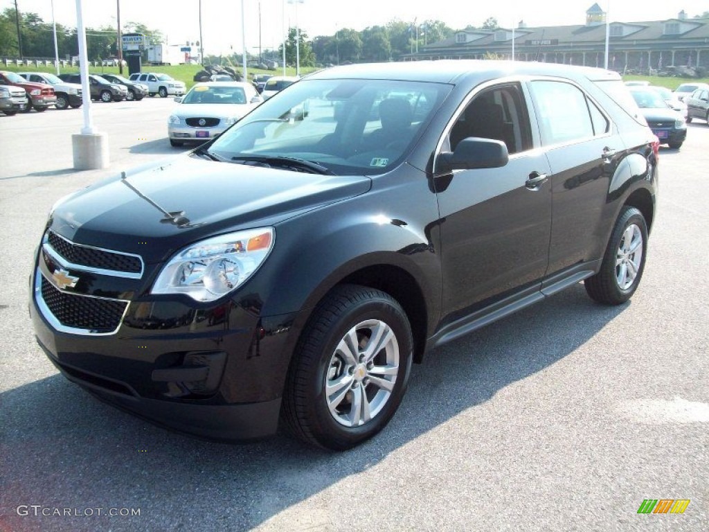Black 2012 Chevrolet Equinox LS Exterior Photo #54188377