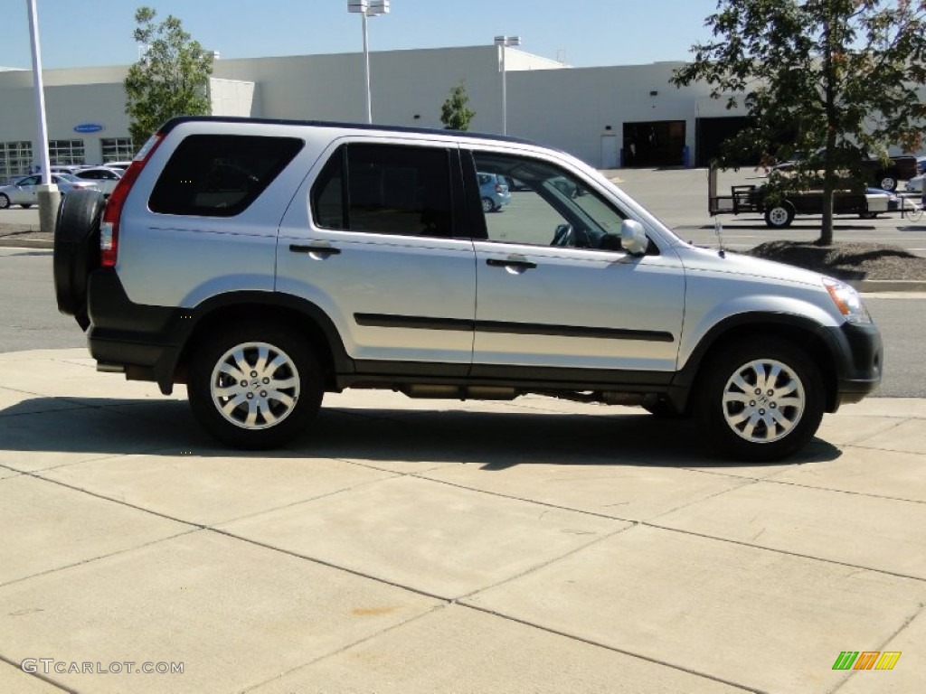 2006 CR-V EX - Alabaster Silver Metallic / Black photo #4