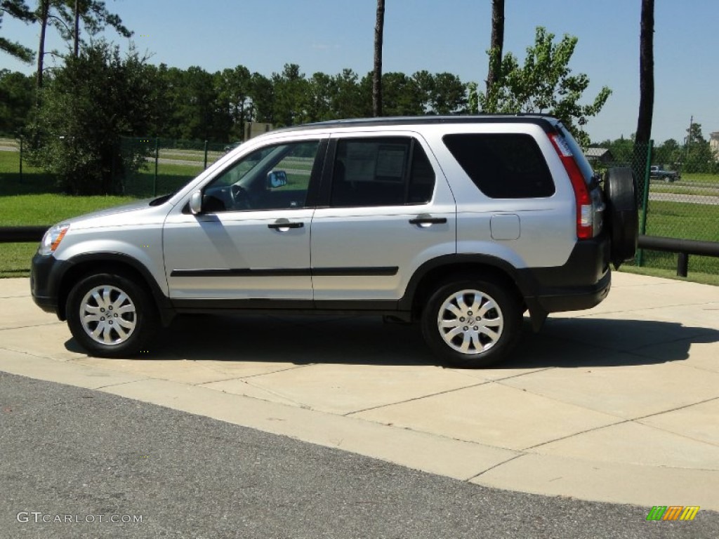 2006 CR-V EX - Alabaster Silver Metallic / Black photo #7