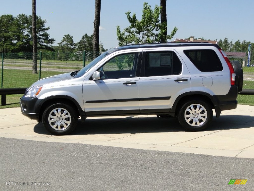 2006 CR-V EX - Alabaster Silver Metallic / Black photo #8