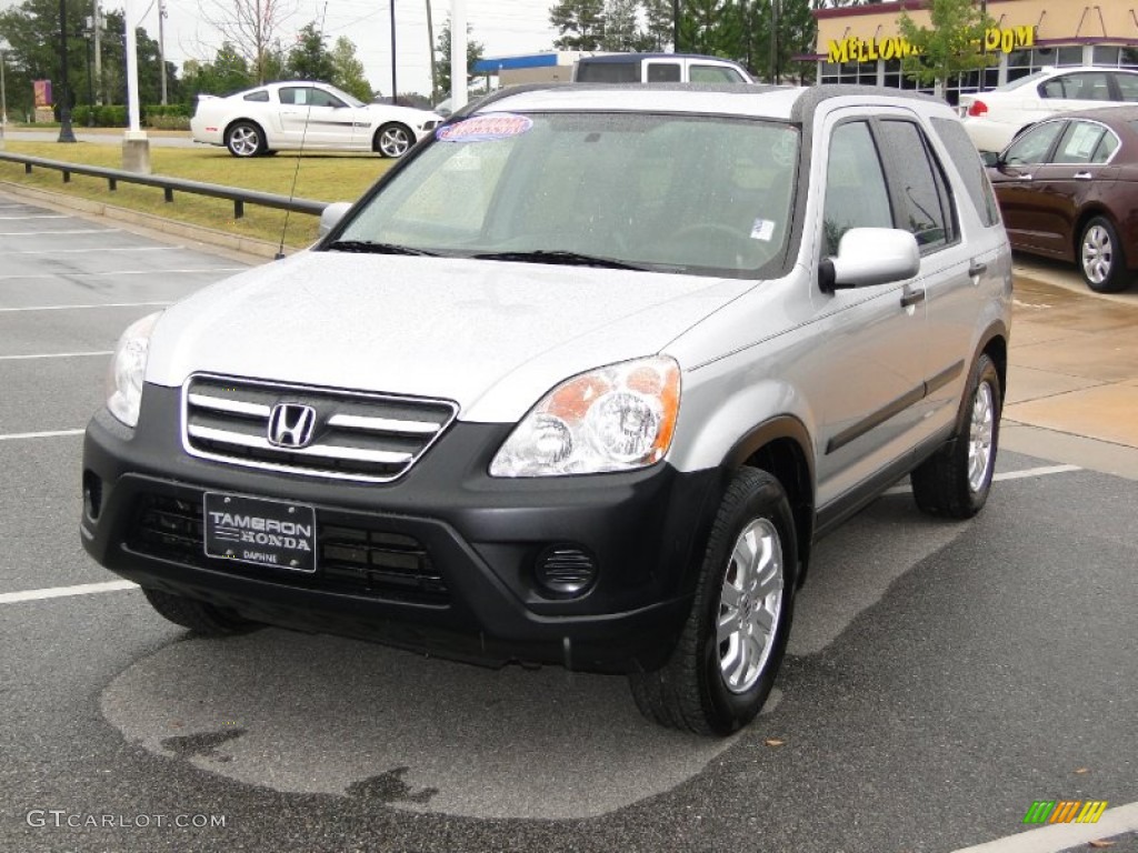 2006 CR-V EX - Alabaster Silver Metallic / Black photo #37