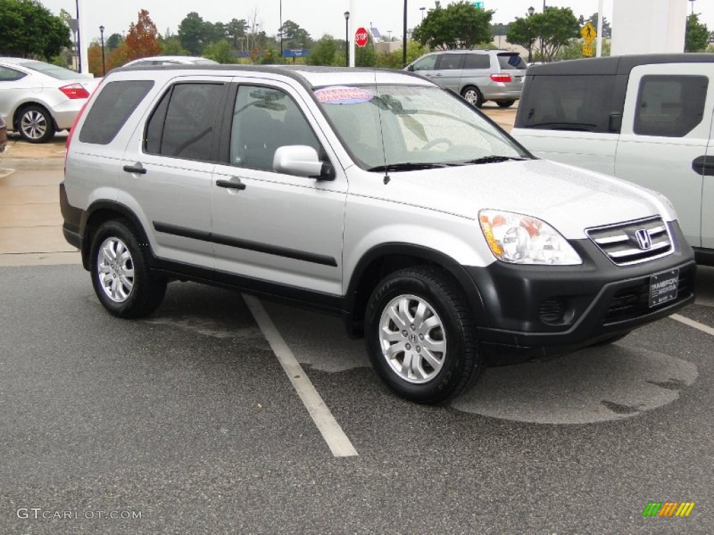 2006 CR-V EX - Alabaster Silver Metallic / Black photo #38