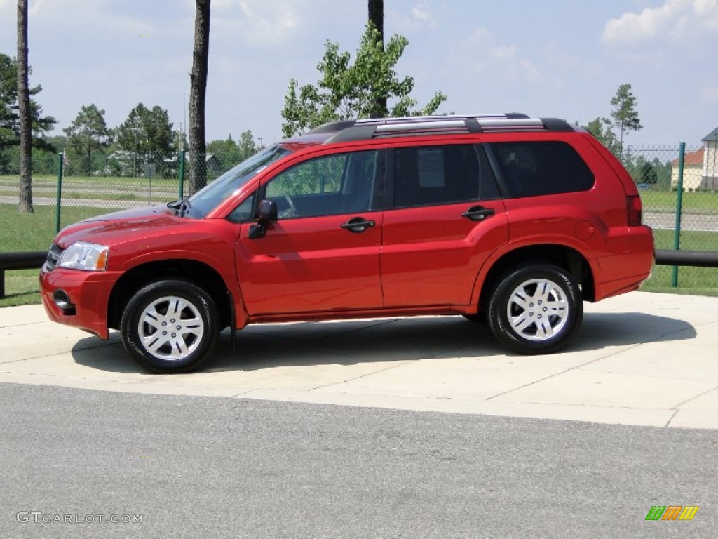Rave Red 2008 Mitsubishi Endeavor LS Exterior Photo #54190258