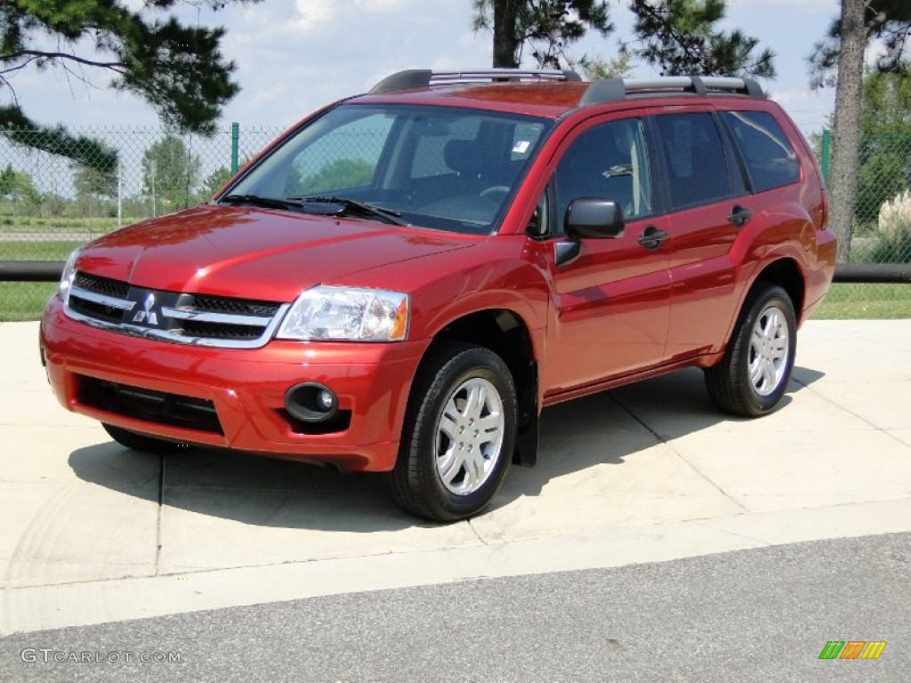 Rave Red 2008 Mitsubishi Endeavor LS Exterior Photo #54190276