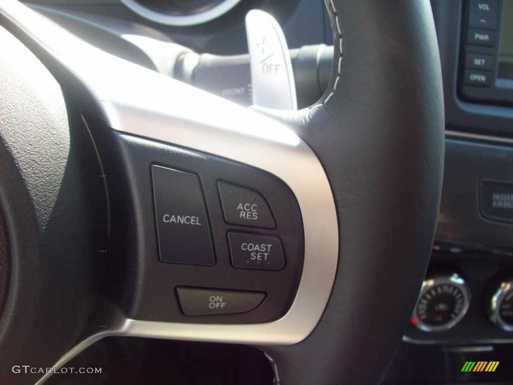 2011 Mitsubishi Lancer RALLIART AWD Controls Photo #54191086
