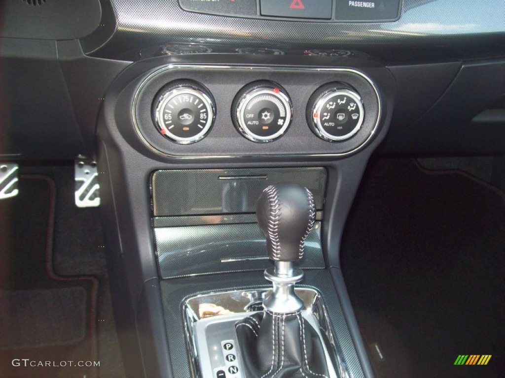 2011 Mitsubishi Lancer RALLIART AWD Controls Photo #54191113