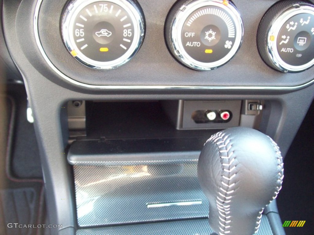 2011 Mitsubishi Lancer RALLIART AWD Controls Photo #54191128