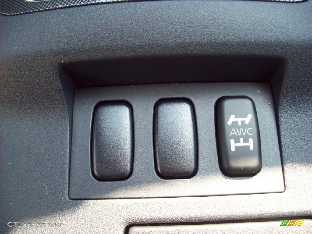 2011 Mitsubishi Lancer RALLIART AWD Controls Photo #54191152