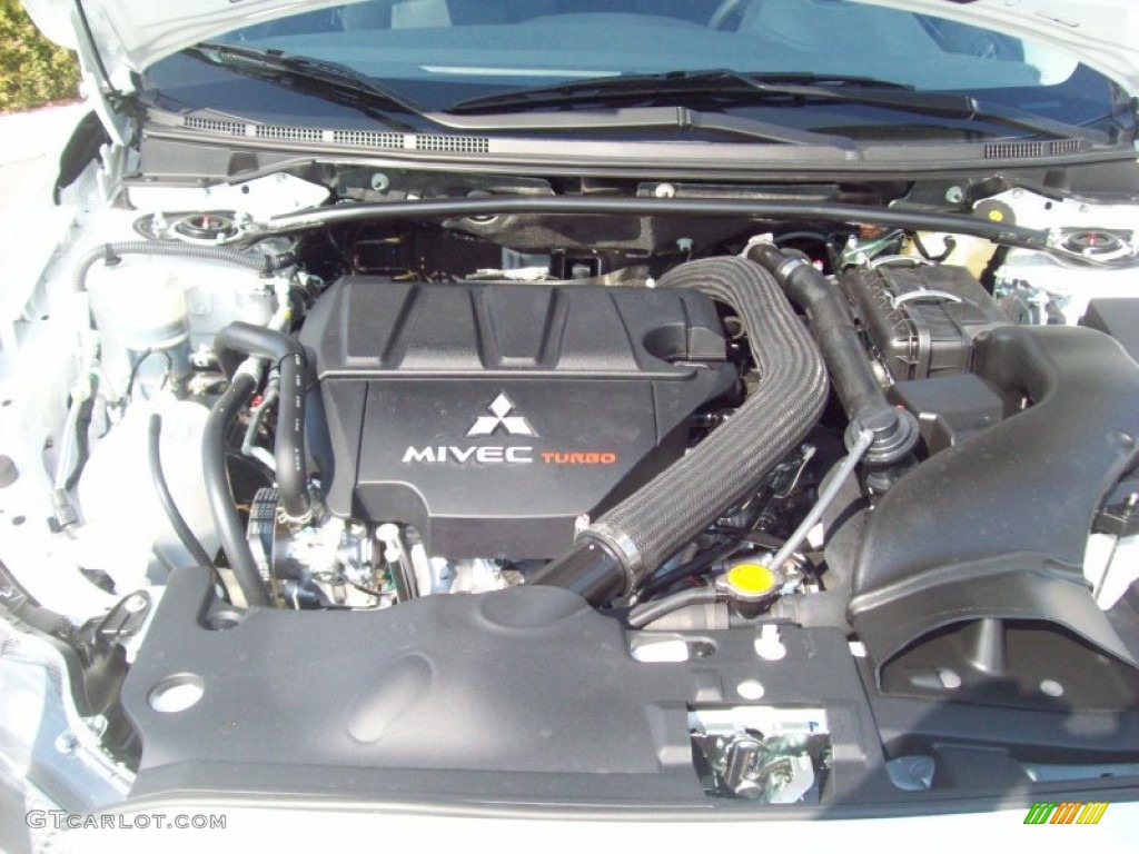 2011 Mitsubishi Lancer RALLIART AWD 2.0 Liter Turbocharged DOHC 16-Valve MIVEC 4 Cylinder Engine Photo #54191224