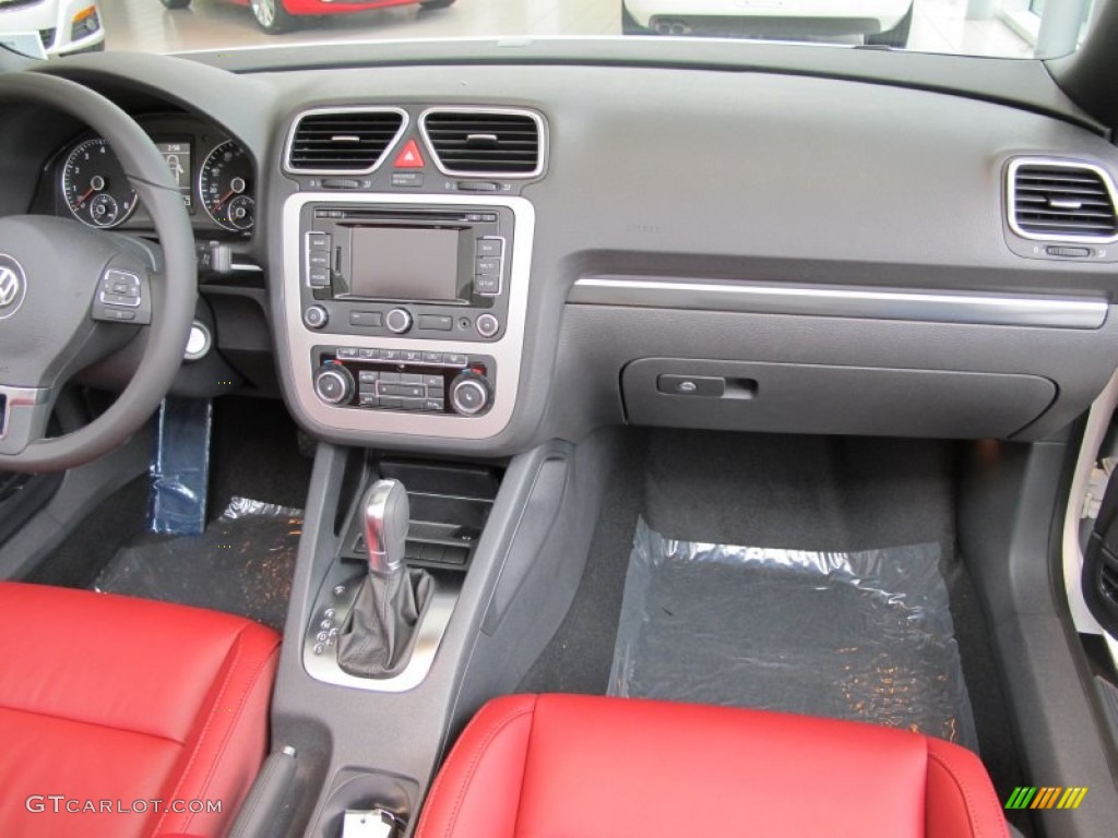2012 Volkswagen Eos Lux Red Dashboard Photo #54192067