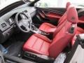  2012 Eos Lux Red Interior