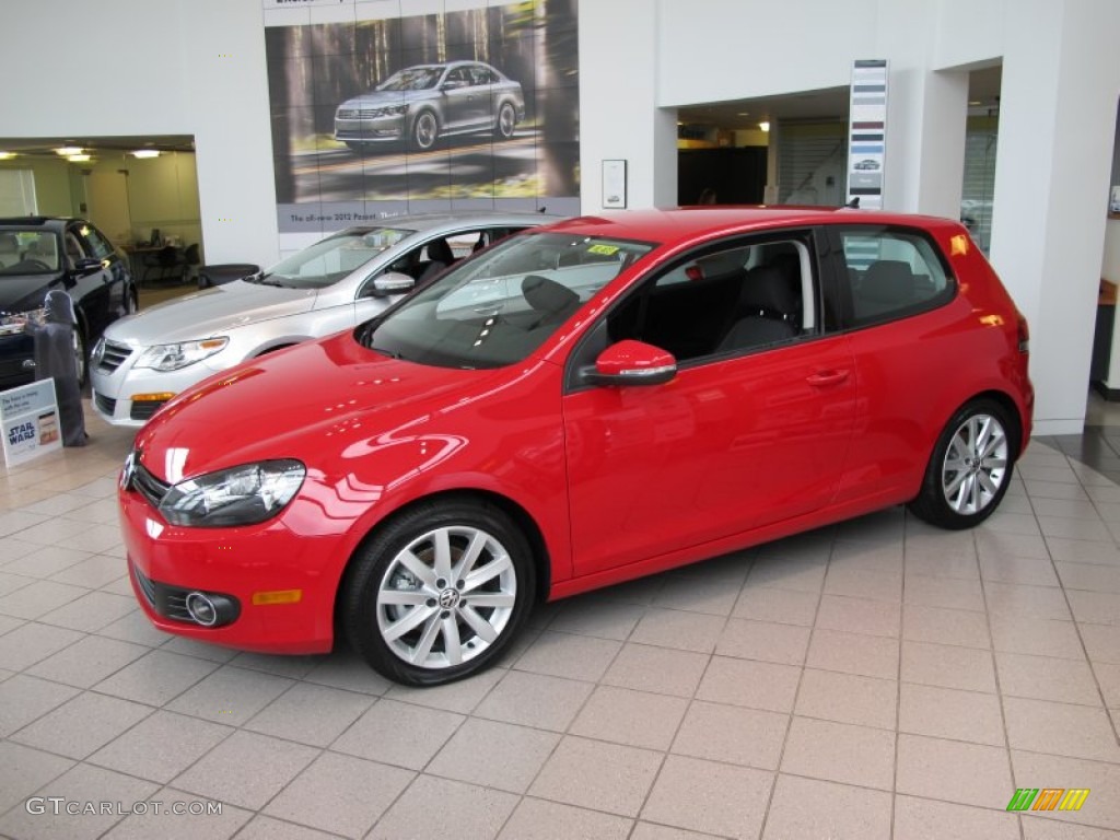 Tornado Red 2011 Volkswagen Golf 2 Door TDI Exterior Photo #54193045