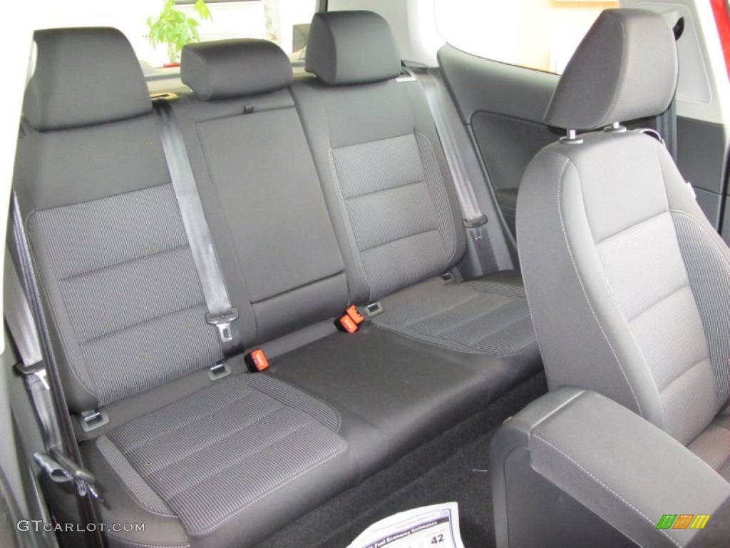 Titan Black Interior 2011 Volkswagen Golf 2 Door TDI Photo #54193075