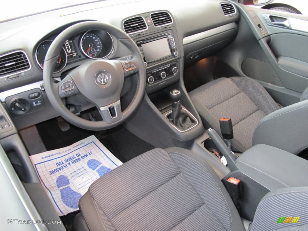 2011 Volkswagen Golf 2 Door TDI Titan Black Dashboard Photo #54193093