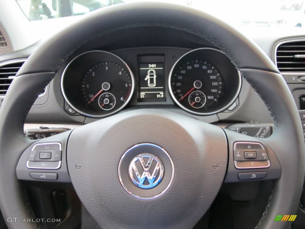 2011 Volkswagen Golf 2 Door TDI Gauges Photo #54193105