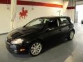 Black 2011 Volkswagen Golf 4 Door TDI Exterior