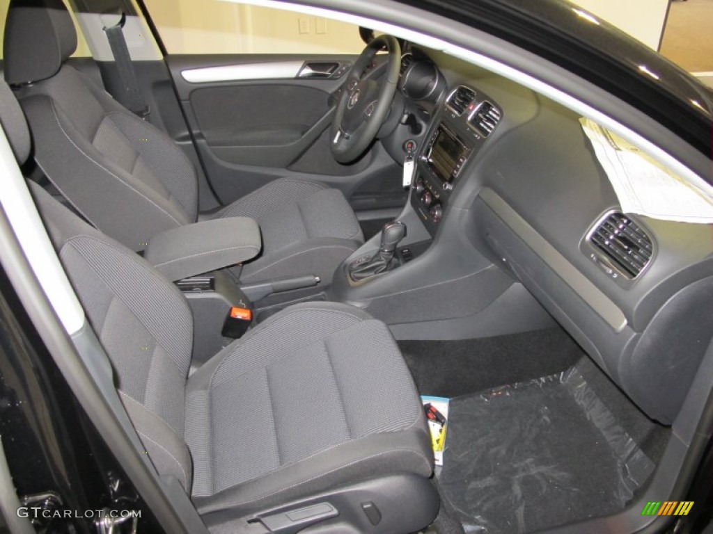 Titan Black Interior 2011 Volkswagen Golf 4 Door TDI Photo #54193186