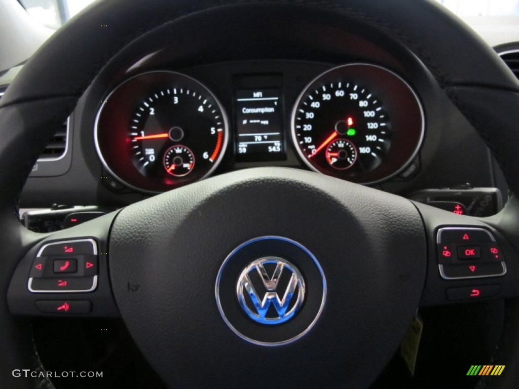 2011 Volkswagen Golf 4 Door TDI Gauges Photo #54193210