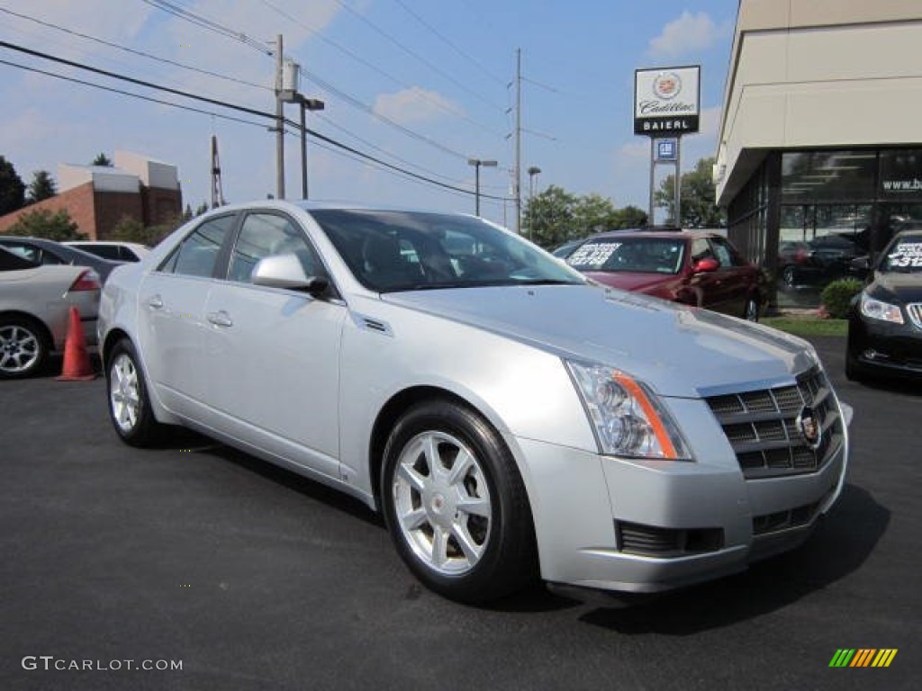 2009 CTS 4 AWD Sedan - Radiant Silver / Light Titanium/Ebony photo #1