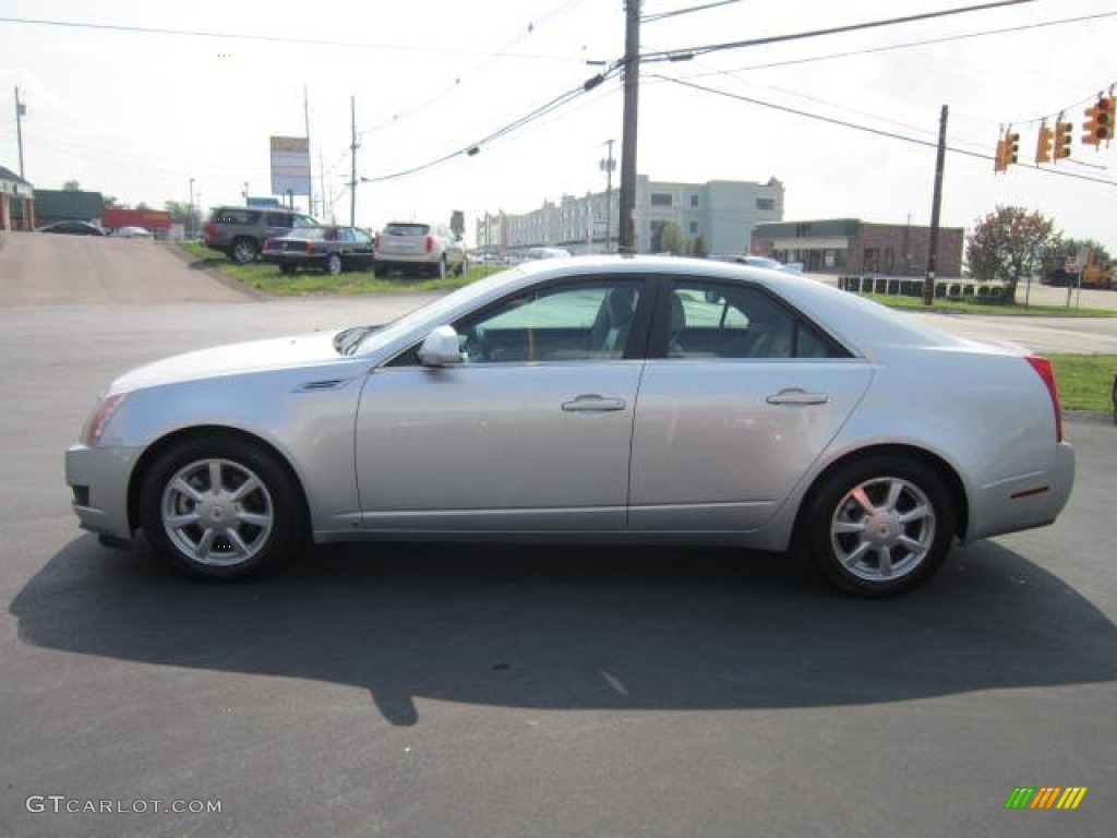 2009 CTS 4 AWD Sedan - Radiant Silver / Light Titanium/Ebony photo #4