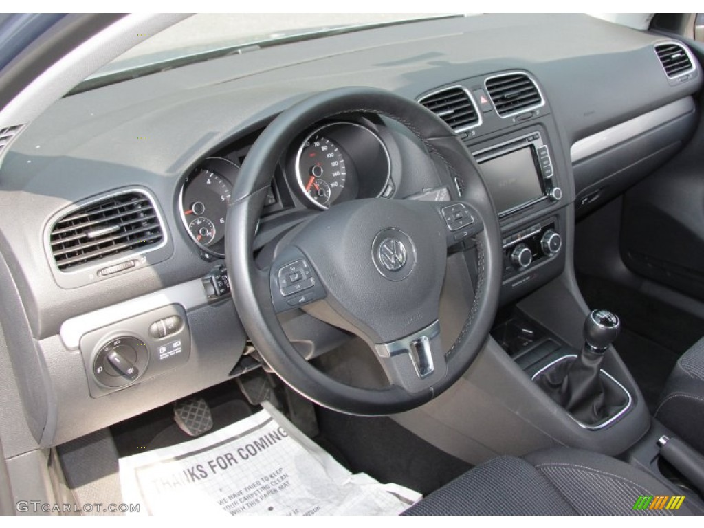 2010 Volkswagen Golf 4 Door TDI Titan Black Dashboard Photo #54194542