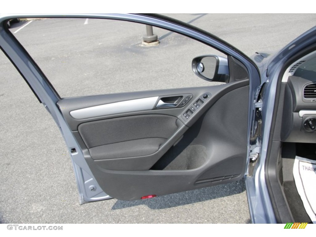 2010 Volkswagen Golf 4 Door TDI Titan Black Door Panel Photo #54194548