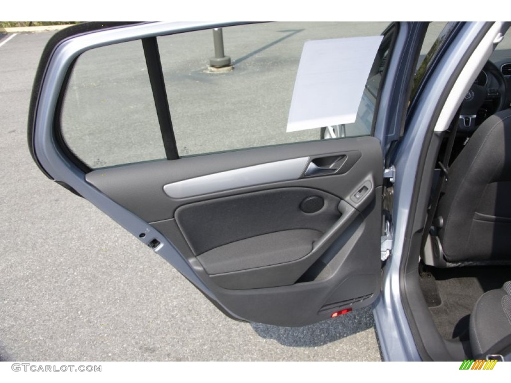 2010 Volkswagen Golf 4 Door TDI Titan Black Door Panel Photo #54194554
