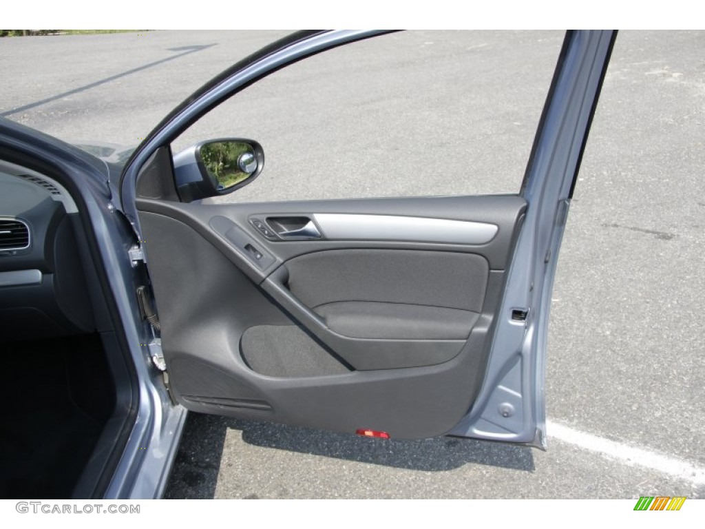 2010 Volkswagen Golf 4 Door TDI Titan Black Door Panel Photo #54194587