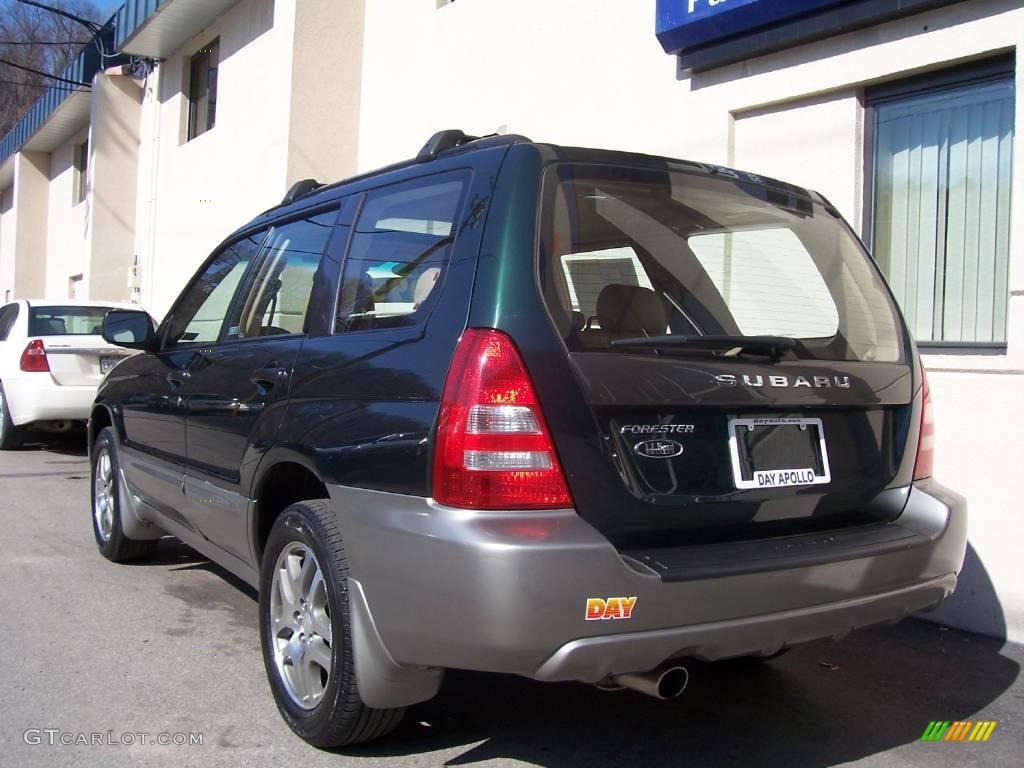 2005 Forester 2.5 XS L.L.Bean Edition - Woodland Green Pearl / Beige photo #4