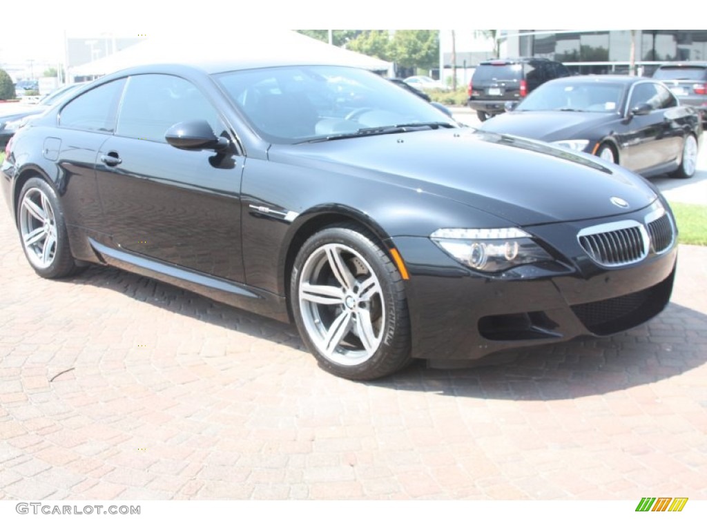 2010 M6 Coupe - Black Sapphire Metallic / Black photo #4