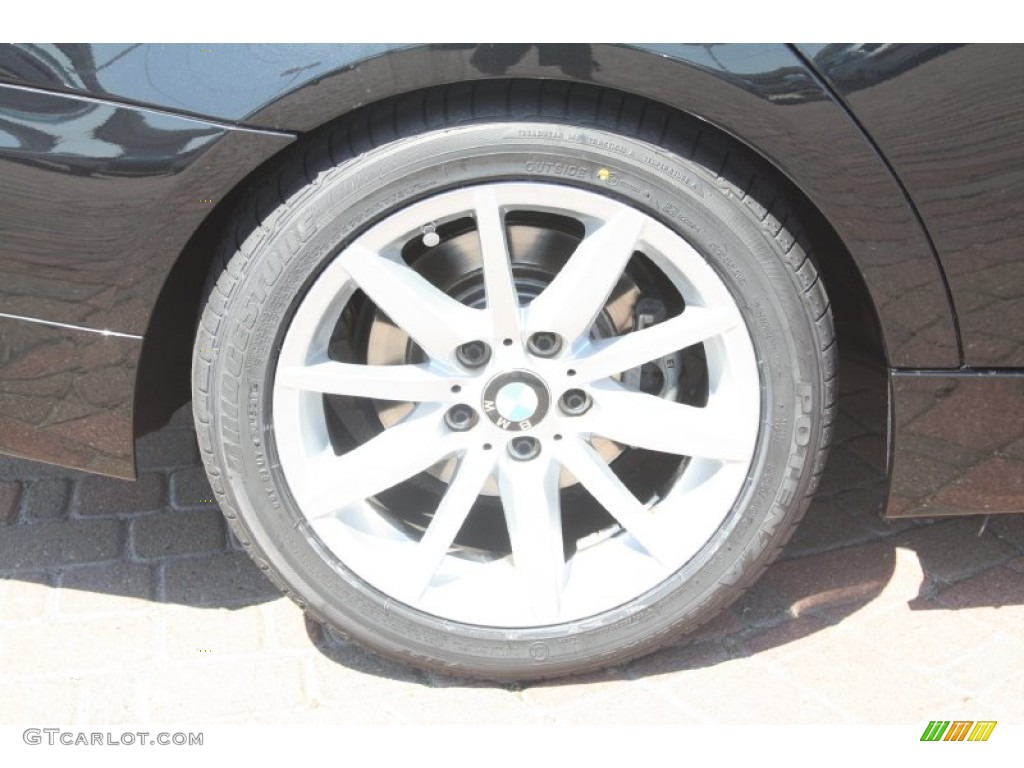 2009 3 Series 328i Sedan - Black Sapphire Metallic / Black photo #6