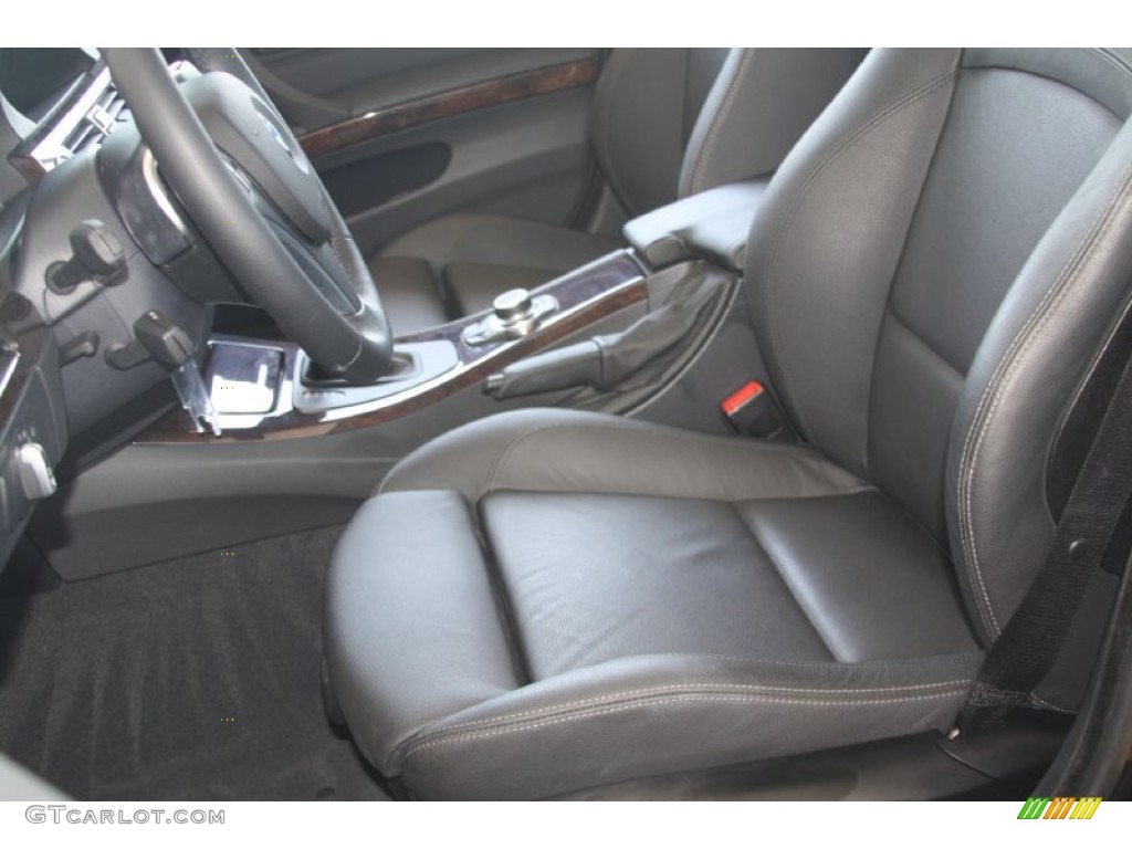 2009 3 Series 328i Sedan - Black Sapphire Metallic / Black photo #11