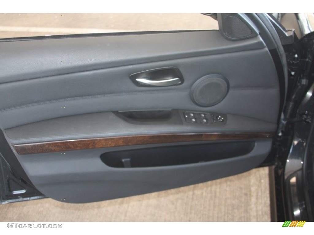 2009 3 Series 328i Sedan - Black Sapphire Metallic / Black photo #14