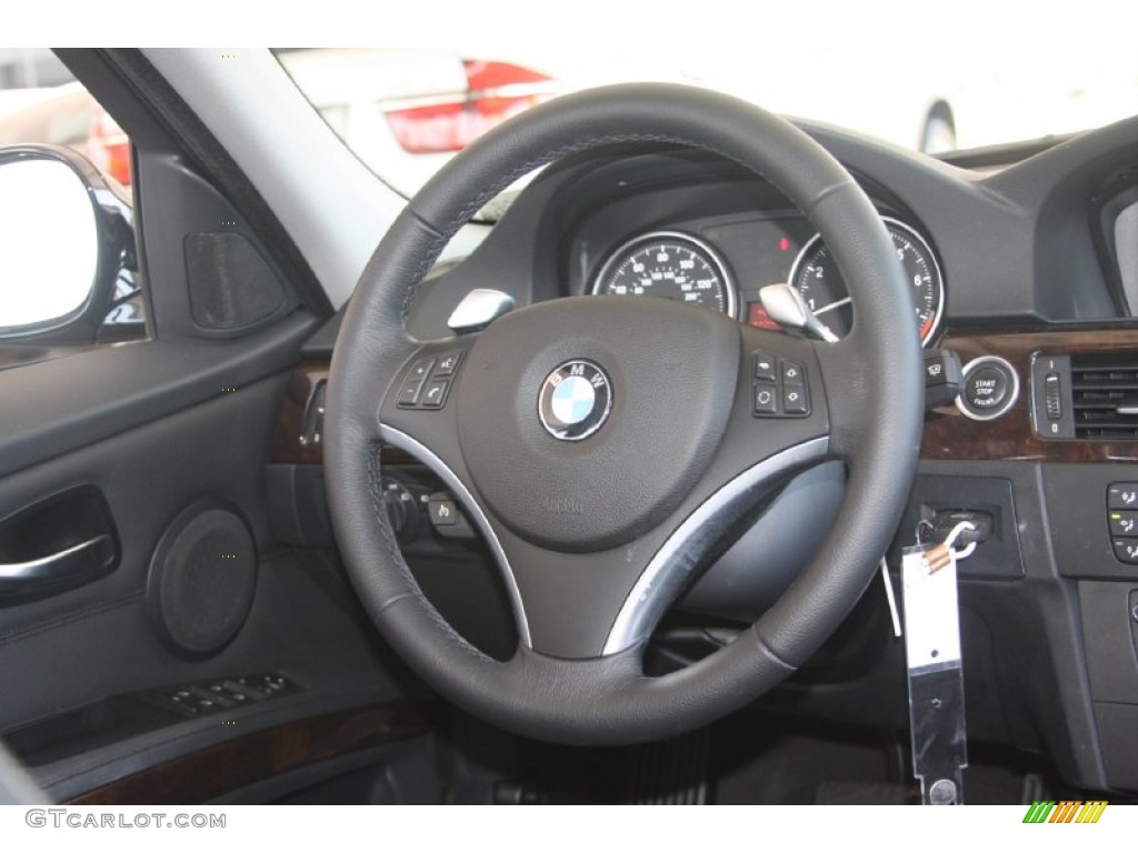 2009 3 Series 328i Sedan - Black Sapphire Metallic / Black photo #29