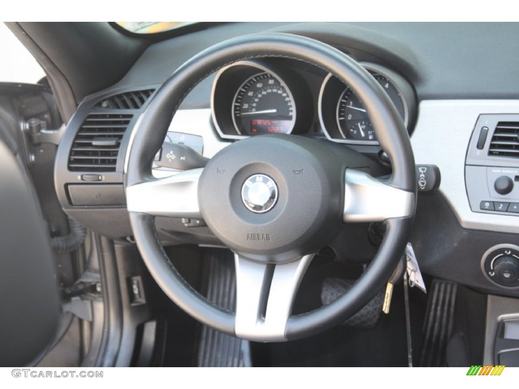 2003 Z4 3.0i Roadster - Sterling Grey Metallic / Black photo #24