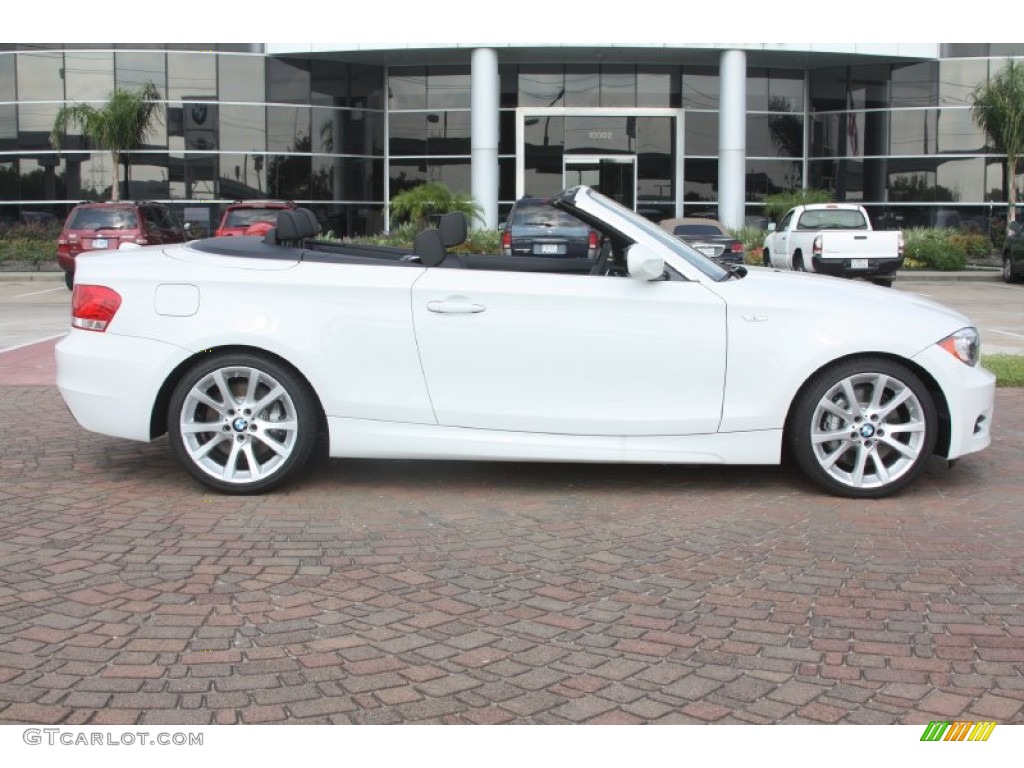 Alpine White 2012 BMW 1 Series 135i Convertible Exterior Photo #54199825