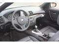 Black 2012 BMW 1 Series 135i Convertible Dashboard