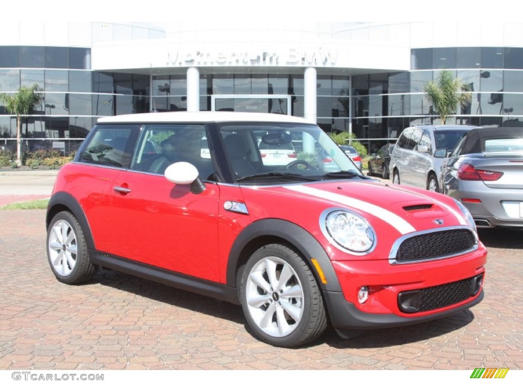 2012 Cooper S Hardtop - Chili Red / Punch Carbon Black Leather photo #1