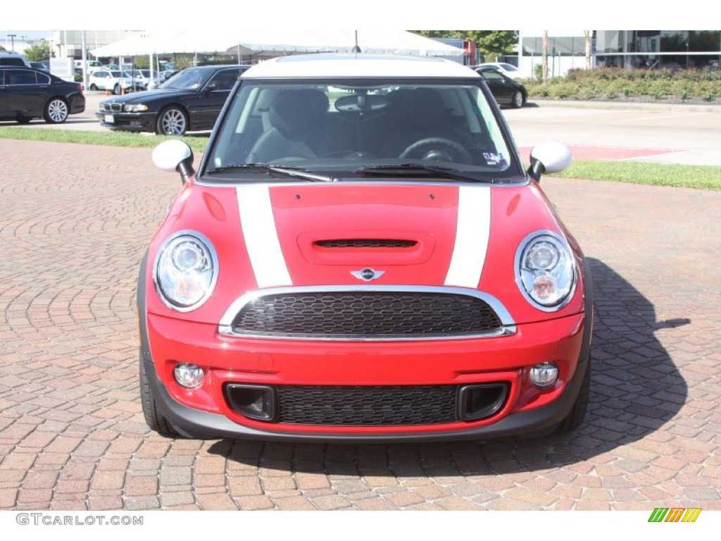 2012 Cooper S Hardtop - Chili Red / Punch Carbon Black Leather photo #2