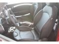  2012 Cooper S Hardtop Punch Carbon Black Leather Interior