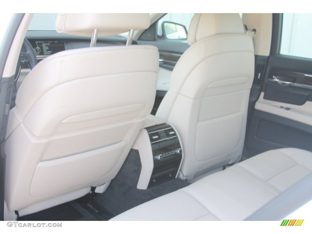 2012 7 Series 750i Sedan - Mineral White Metallic / Oyster/Black photo #22
