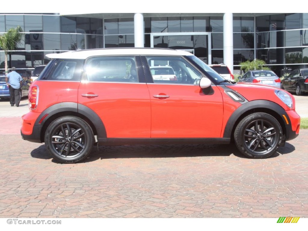 2011 Cooper S Countryman - Pure Red / Carbon Black photo #3