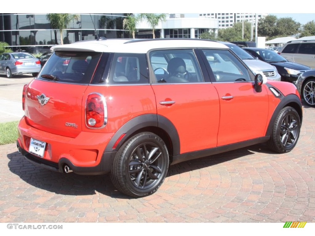 2011 Cooper S Countryman - Pure Red / Carbon Black photo #6