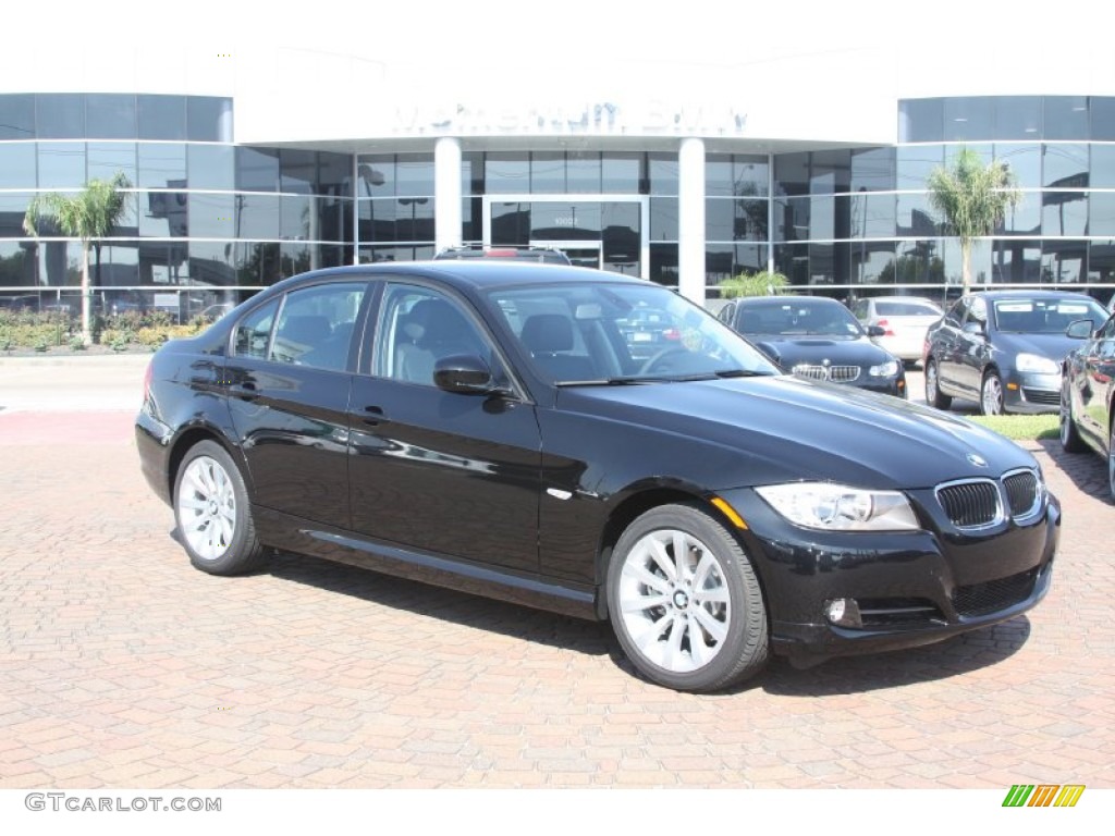 2011 3 Series 328i Sedan - Black Sapphire Metallic / Black Dakota Leather photo #1