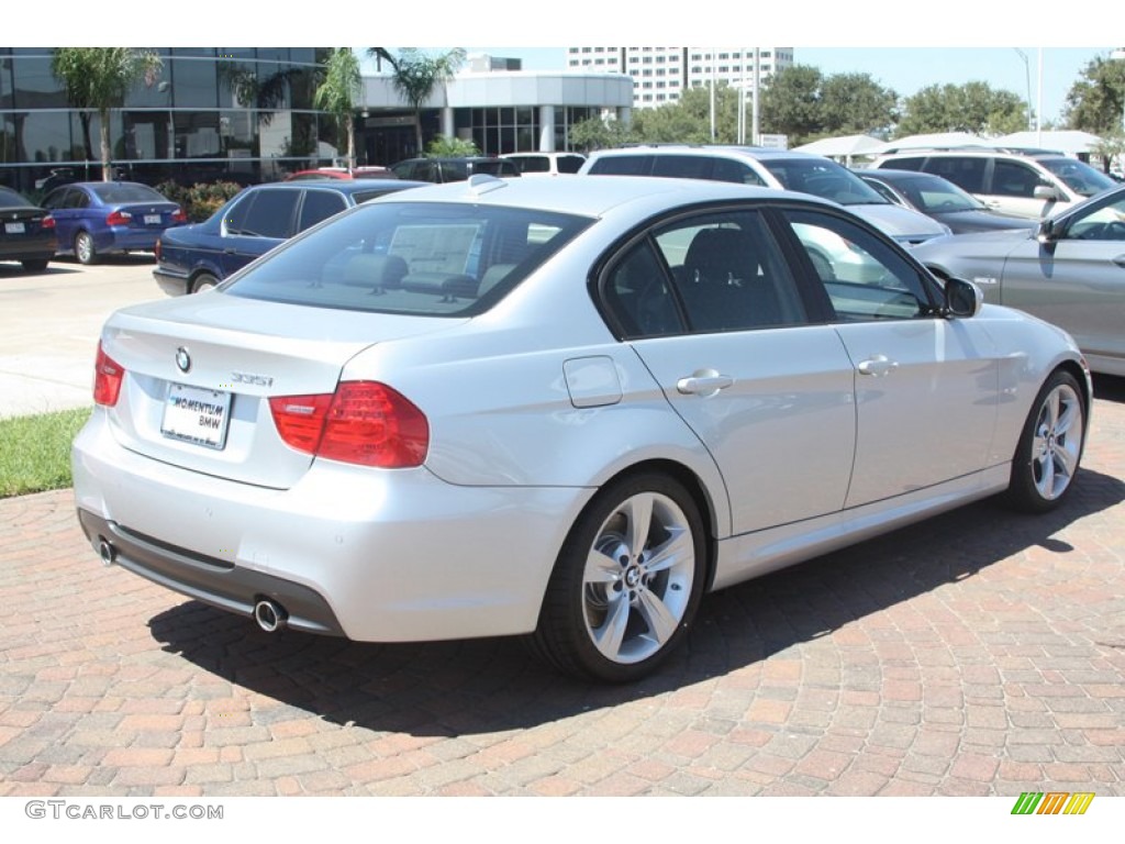 2011 3 Series 335i Sedan - Titanium Silver Metallic / Black Dakota Leather photo #3