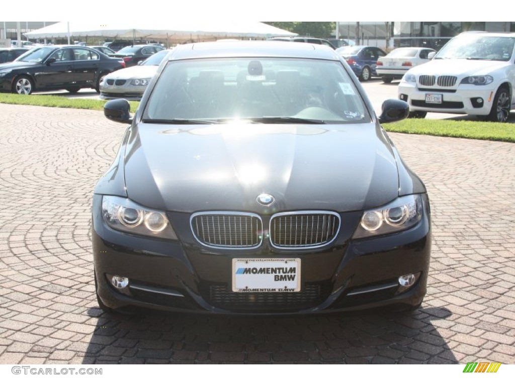 2011 3 Series 335i Sedan - Jet Black / Black Dakota Leather photo #2